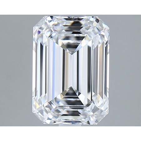 Diament laboratoryjny bezbarwny szlif szmaragdowy, 2.24ct, VVS2, D, GIA 6532314805