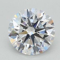 Diament laboratoryjny bezbarwny szlif okrągły, 2.79ct, VVS1, D, GIA 7536318602