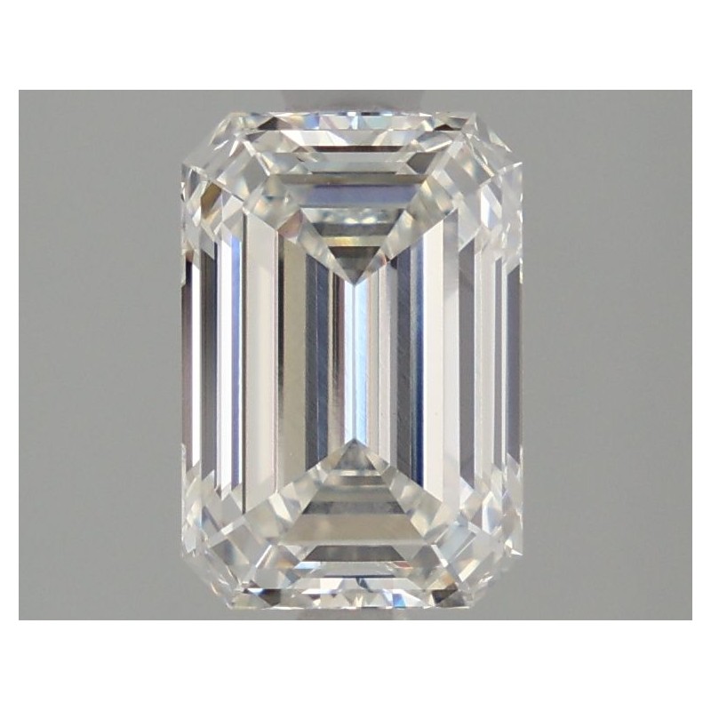 Diament laboratoryjny bezbarwny szlif szmaragdowy, 2.12ct, VVS2, F, IGI LG741553477