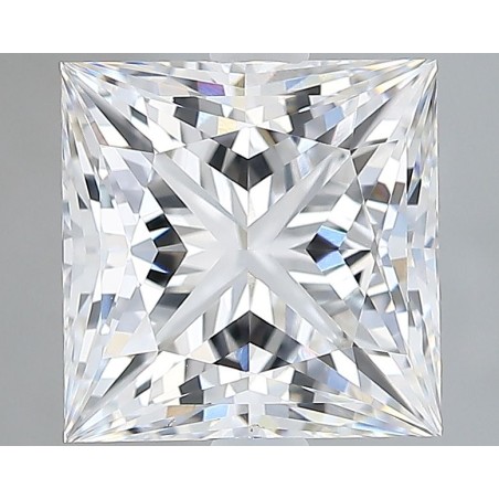 Diament laboratoryjny bezbarwny szlif princess, 2.69ct, VVS1, E, GIA 1535740688