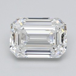 Diament laboratoryjny bezbarwny szlif szmaragdowy, 2.3ct, VVS1, D, GIA 5536315853