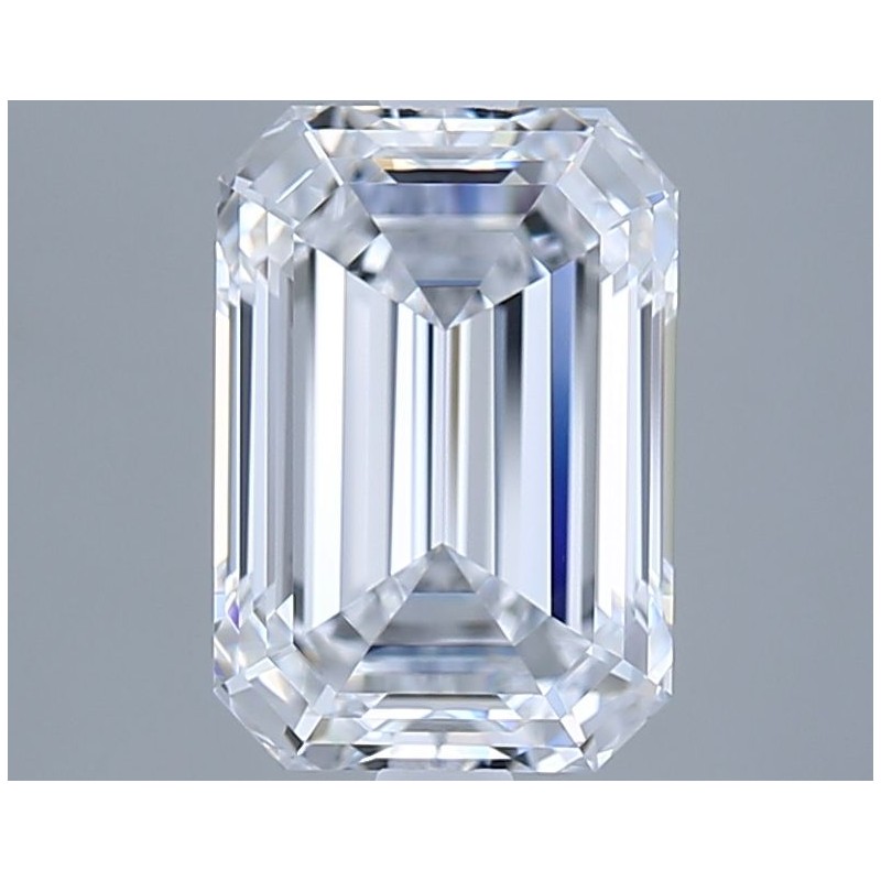 Diament laboratoryjny bezbarwny szlif szmaragdowy, 2.52ct, VVS2, D, GIA 5533318970