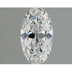 Diament laboratoryjny bezbarwny szlif owalny, 1.2ct, VVS2, D, IGI LG746527904