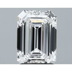 Diament laboratoryjny bezbarwny szlif szmaragdowy, 2.52ct, VVS2, E, GIA 1518281910