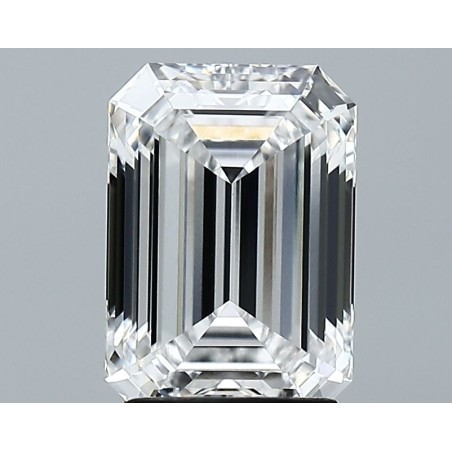 Diament laboratoryjny bezbarwny szlif szmaragdowy, 2.52ct, VVS2, E, GIA 1518281910