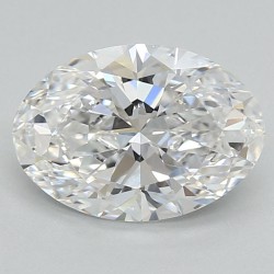 Diament laboratoryjny bezbarwny szlif owalny, 1.53ct, VVS2, D, IGI LG743566430
