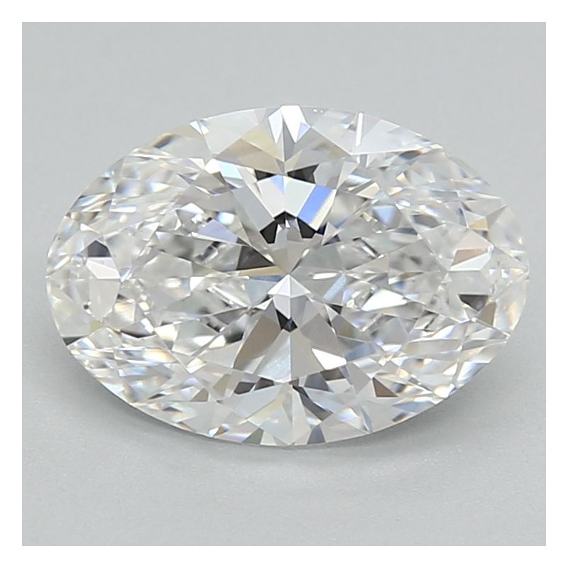 Diament laboratoryjny bezbarwny szlif owalny, 1.53ct, VVS2, D, IGI LG743566430