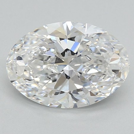 Diament laboratoryjny bezbarwny szlif owalny, 1.53ct, VVS2, D, IGI LG743566430