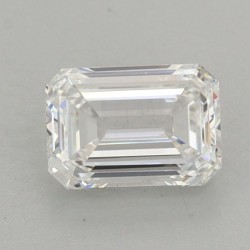 Diament laboratoryjny bezbarwny szlif szmaragdowy, 0.96ct, VVS2, E, IGI LG666441021