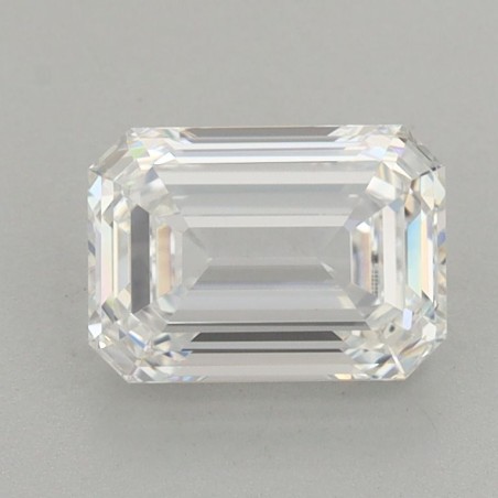 Diament laboratoryjny bezbarwny szlif szmaragdowy, 1.53ct, VVS2, E, IGI LG653439483