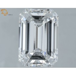 Diament laboratoryjny bezbarwny szlif szmaragdowy, 1.66ct, VVS2, E, IGI LG695505700