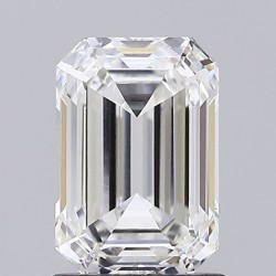 Diament laboratoryjny bezbarwny szlif szmaragdowy, 1.56ct, IF, F, IGI LG636416933