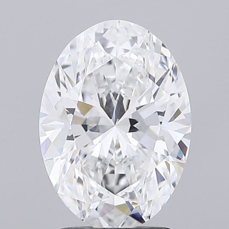 Diament laboratoryjny bezbarwny szlif owalny, 2.05ct, VVS1, D, IGI LG627418742