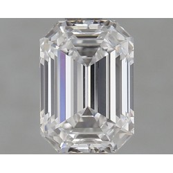 Diament laboratoryjny bezbarwny szlif szmaragdowy, 1.01ct, VVS2, D, IGI LG723557988