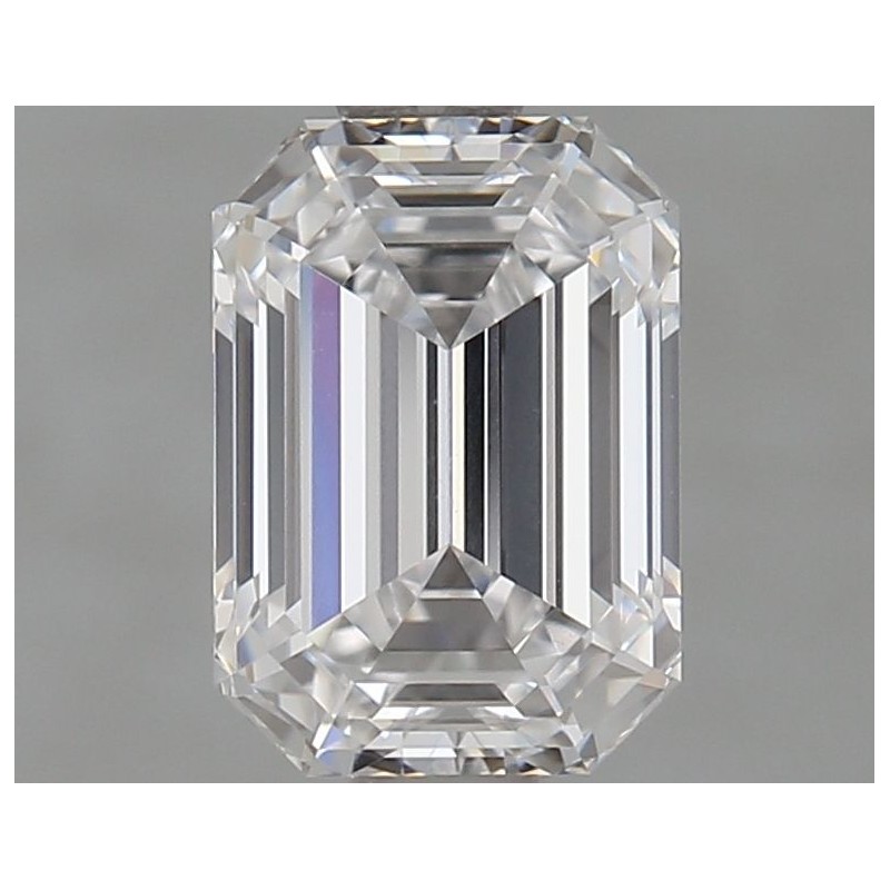 Diament laboratoryjny bezbarwny szlif szmaragdowy, 1.01ct, VVS2, D, IGI LG723557988