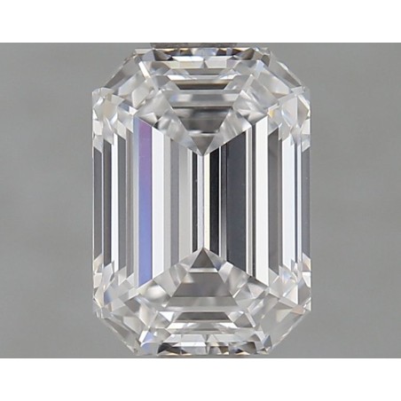 Diament laboratoryjny bezbarwny szlif szmaragdowy, 1.01ct, VVS2, D, IGI LG723557988