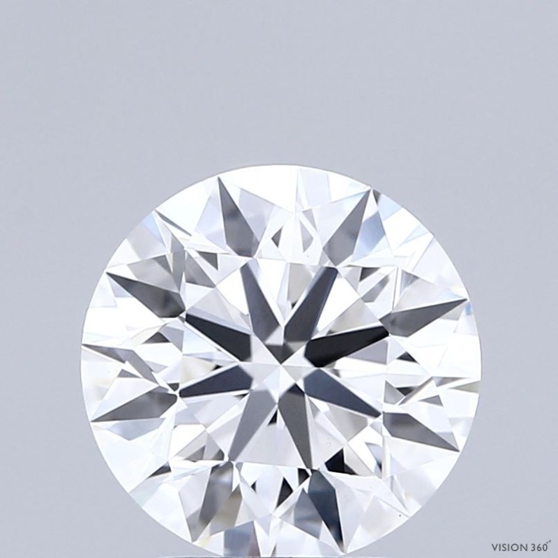 Diament laboratoryjny bezbarwny szlif okrągły, 2.5ct, VVS2, E, IGI LG710512871