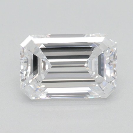 Diament laboratoryjny bezbarwny szlif szmaragdowy, 1.55ct, VVS1, D, IGI LG639487468