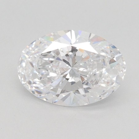 Diament laboratoryjny bezbarwny szlif owalny, 1.51ct, IF, D, IGI LG640482965
