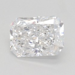 Diament laboratoryjny bezbarwny radiant, 1.58ct, IF, E, IGI LG640402416