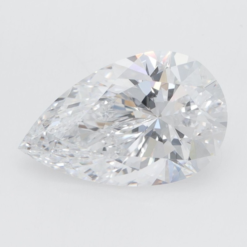 Diament laboratoryjny bezbarwny szlif gruszkowy, 2.05ct, IF, D, IGI LG640460458