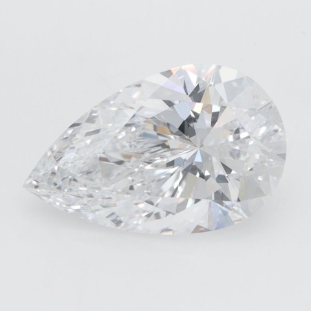 Diament laboratoryjny bezbarwny szlif gruszkowy, 2.05ct, IF, D, IGI LG640460458