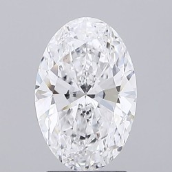 Diament laboratoryjny bezbarwny szlif owalny, 2ct, VVS2, D, IGI LG718501710