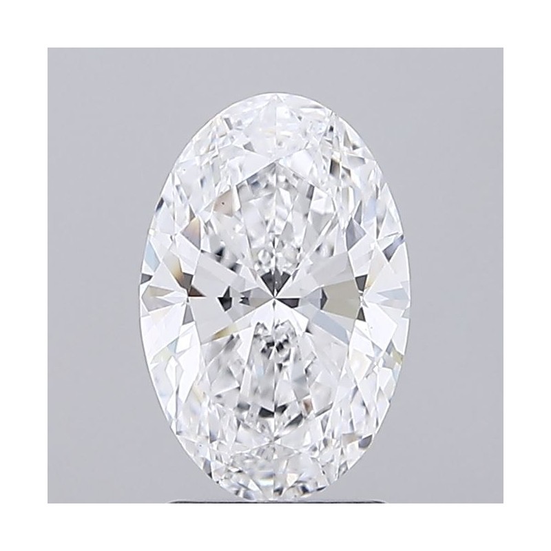 Diament laboratoryjny bezbarwny szlif owalny, 2ct, VVS2, D, IGI LG718501710