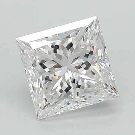 Diament laboratoryjny bezbarwny szlif princess, 2.16ct, VVS2, D, GIA 6482141425