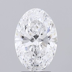 Diament laboratoryjny bezbarwny szlif owalny, 2.55ct, VVS2, D, IGI LG719502548