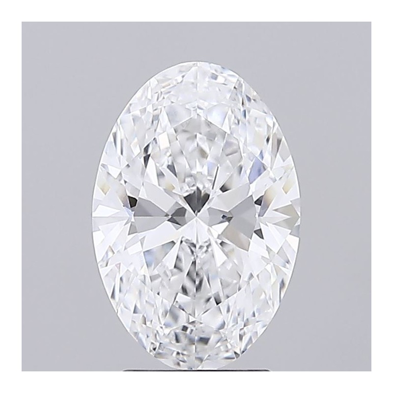 Diament laboratoryjny bezbarwny szlif owalny, 2.55ct, VVS2, D, IGI LG719502548