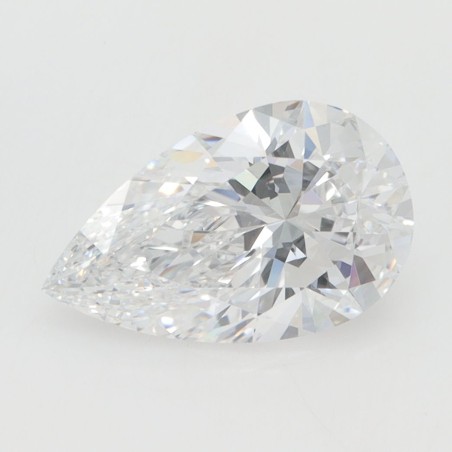 Diament laboratoryjny bezbarwny szlif gruszkowy, 1.5ct, VVS2, D, IGI LG641494129