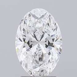 Diament laboratoryjny bezbarwny szlif owalny, 2.07ct, VVS1, D, IGI LG652466390
