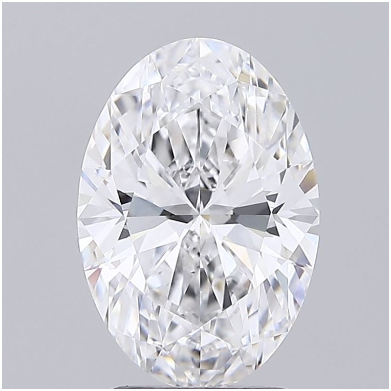 Diament laboratoryjny bezbarwny szlif owalny, 2.86ct, VVS2, D, IGI LG719502546