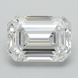 Diament laboratoryjny bezbarwny szlif szmaragdowy, 2.04ct, VVS2, E, GIA 7508577927