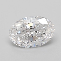 Diament laboratoryjny bezbarwny szlif owalny, 2.03ct, VVS2, D, IGI LG741588715