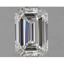 Diament laboratoryjny bezbarwny szlif szmaragdowy, 1.13ct, VVS2, D, IGI LG732543635