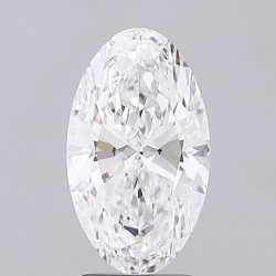 Diament laboratoryjny bezbarwny szlif owalny, 2.04ct, VVS2, D, IGI LG719519841