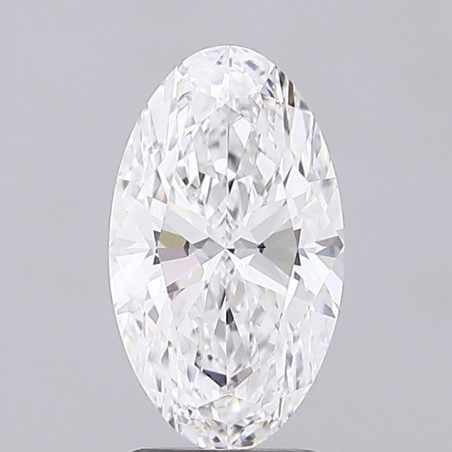 Diament laboratoryjny bezbarwny szlif owalny, 2.04ct, VVS2, D, IGI LG719519841