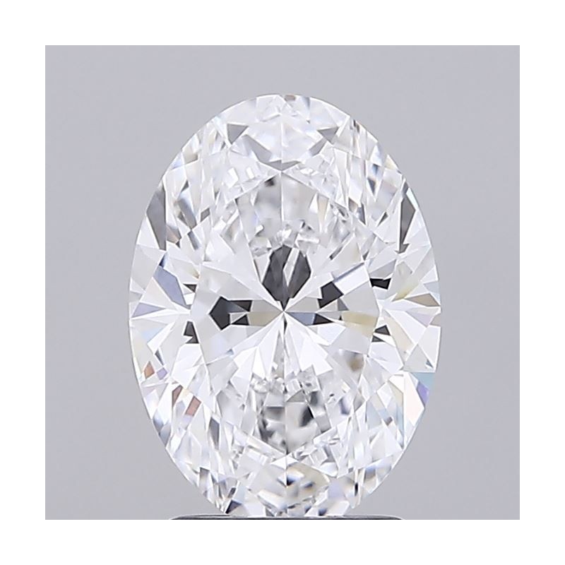 Diament laboratoryjny bezbarwny szlif owalny, 2.43ct, VVS2, D, IGI LG744507880