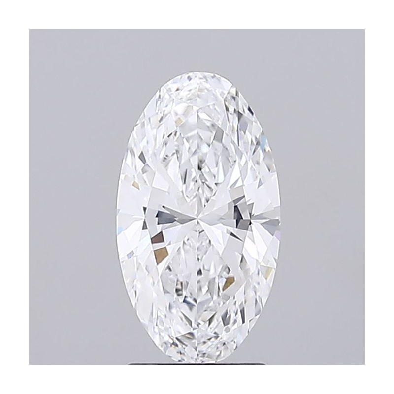 Diament laboratoryjny bezbarwny szlif owalny, 2.02ct, VVS2, D, IGI LG744507878