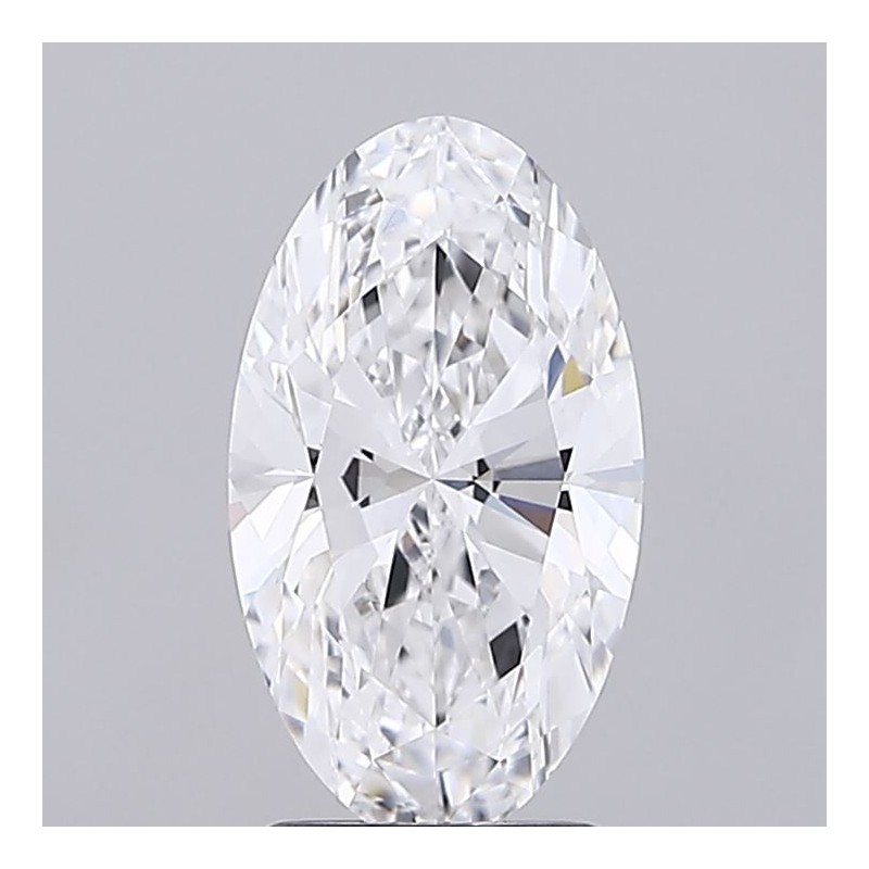 Diament laboratoryjny bezbarwny szlif owalny, 2.51ct, VVS2, D, IGI LG744507877