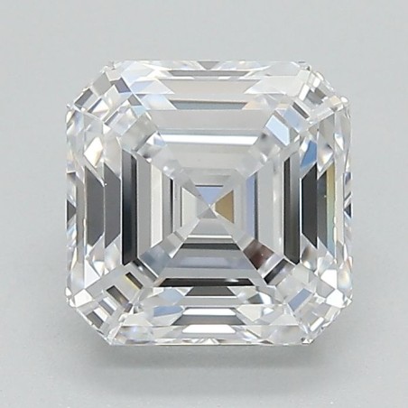 Diament laboratoryjny bezbarwny szlif szmaragdowy kwadratowy, 2.03ct, VVS2, D, GIA 7501214973