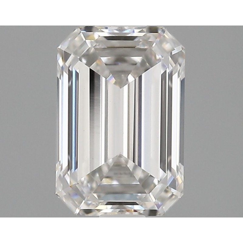 Diament laboratoryjny bezbarwny szlif szmaragdowy, 1.07ct, VVS2, F, IGI LG727575139