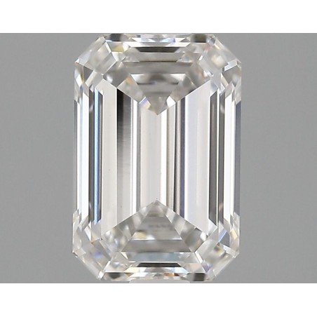 Diament laboratoryjny bezbarwny szlif szmaragdowy, 1.07ct, VVS2, F, IGI LG727575139