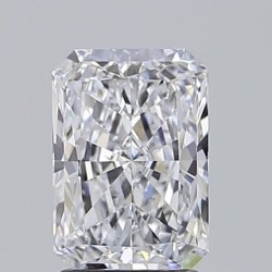 Diament laboratoryjny bezbarwny radiant, 2.08ct, IF, D, IGI LG713557555
