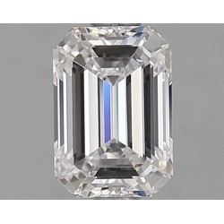 Diament laboratoryjny bezbarwny szlif szmaragdowy, 1.2ct, VVS1, D, IGI LG737555948