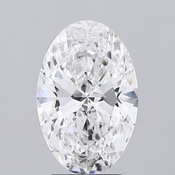 Diament laboratoryjny bezbarwny szlif owalny, 2.58ct, VVS1, E, IGI LG735508899
