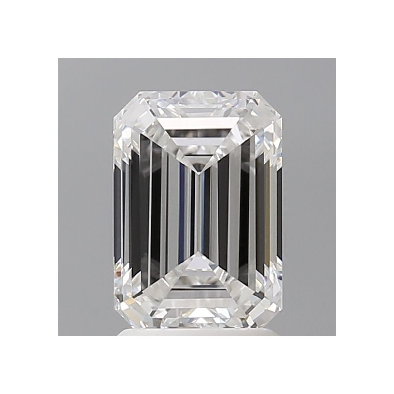 Diament laboratoryjny bezbarwny szlif szmaragdowy, 2.05ct, VVS2, D, IGI LG741514995