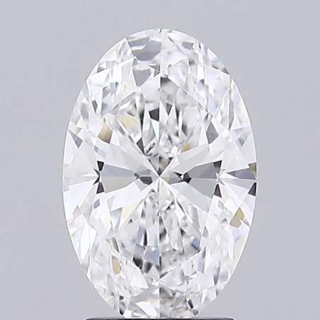 Diament laboratoryjny bezbarwny szlif owalny, 2.08ct, VVS2, D, IGI LG735566859